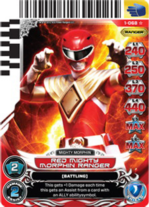 Red Mighty Morphin Ranger 068